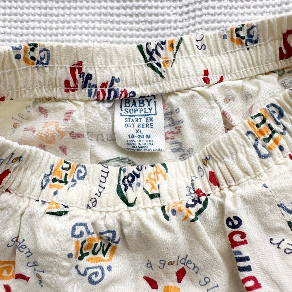 Vintage Baby Skirt/Skort - “Sunshine” Print - Size 18-24m - Picture 6 of 7